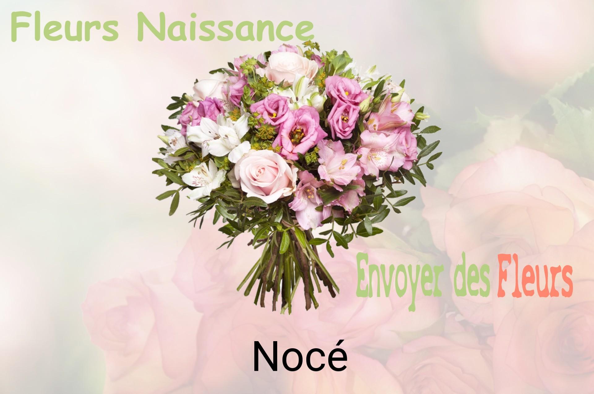 Bouquet de fleurs de naissance livré à Nocé